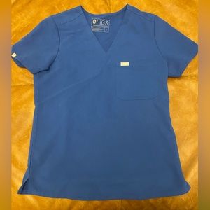 Winning blue Catarina one pocket medium scrub top